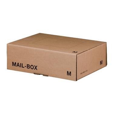 Versandkarton MAIL-BOX 331x241x104mm M braun