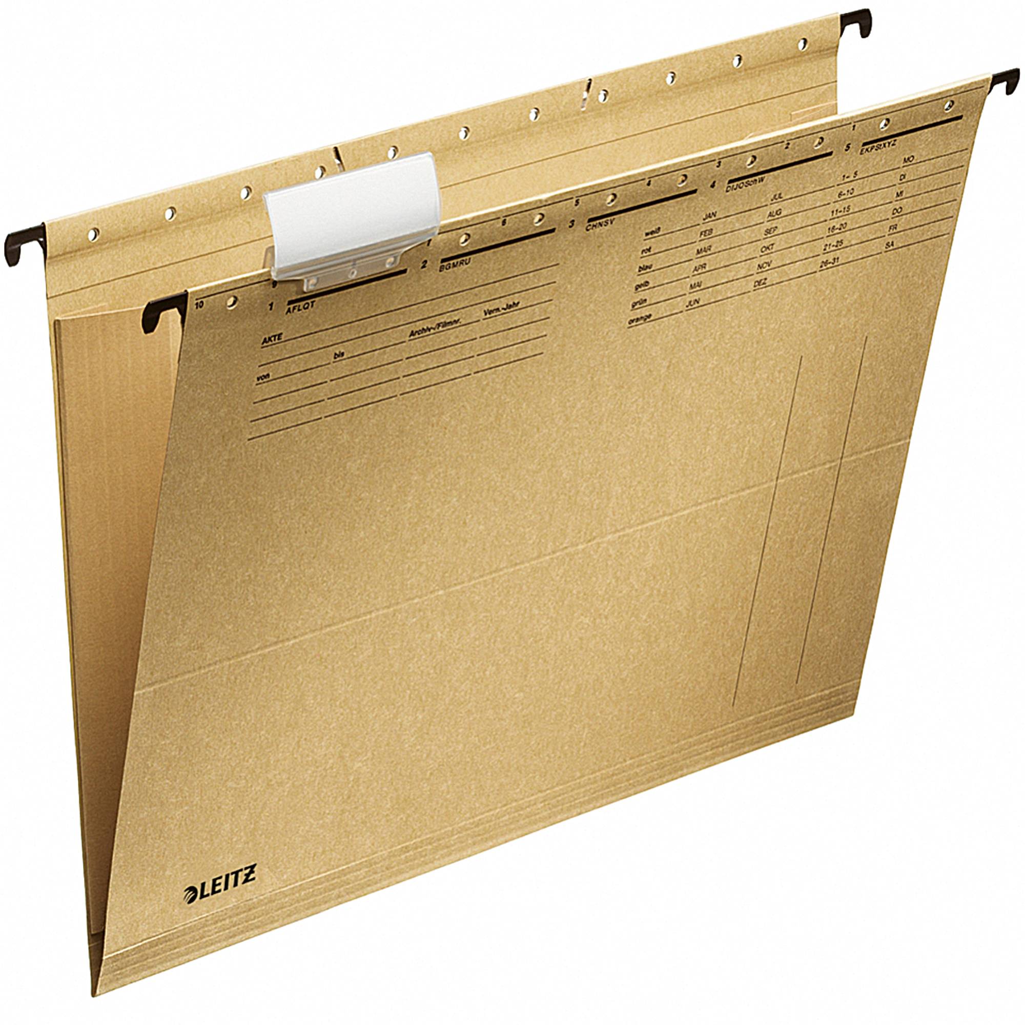 Hängetasche ALPHA A4 250g Natronkarton br 25 St./Pa-0