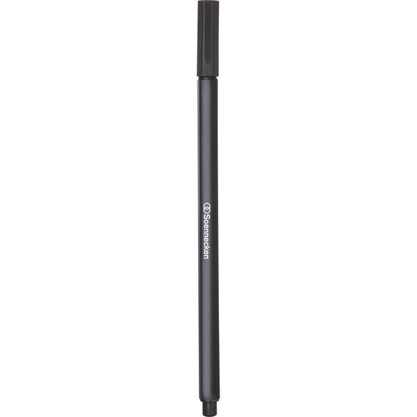 Fineliner 0,4mm metallgefasste Spitze schwarz