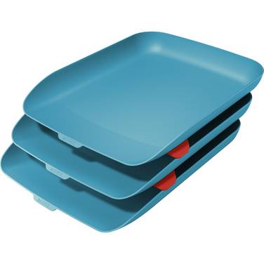 Briefkorb Cosy A4 PS blau 3 St./Pack.