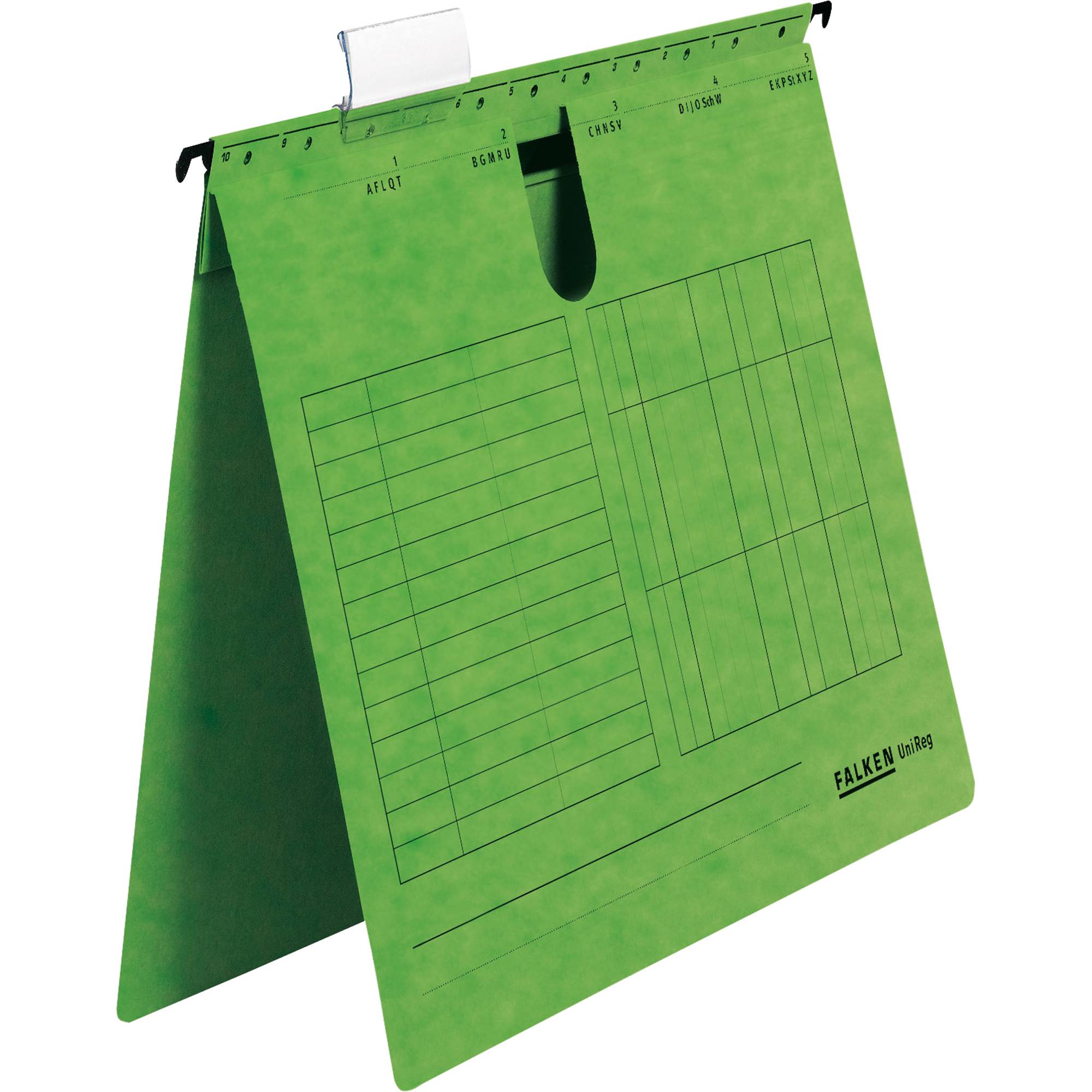 Hängehefter kaufm. Heftung grün 5 St./Pack.-0