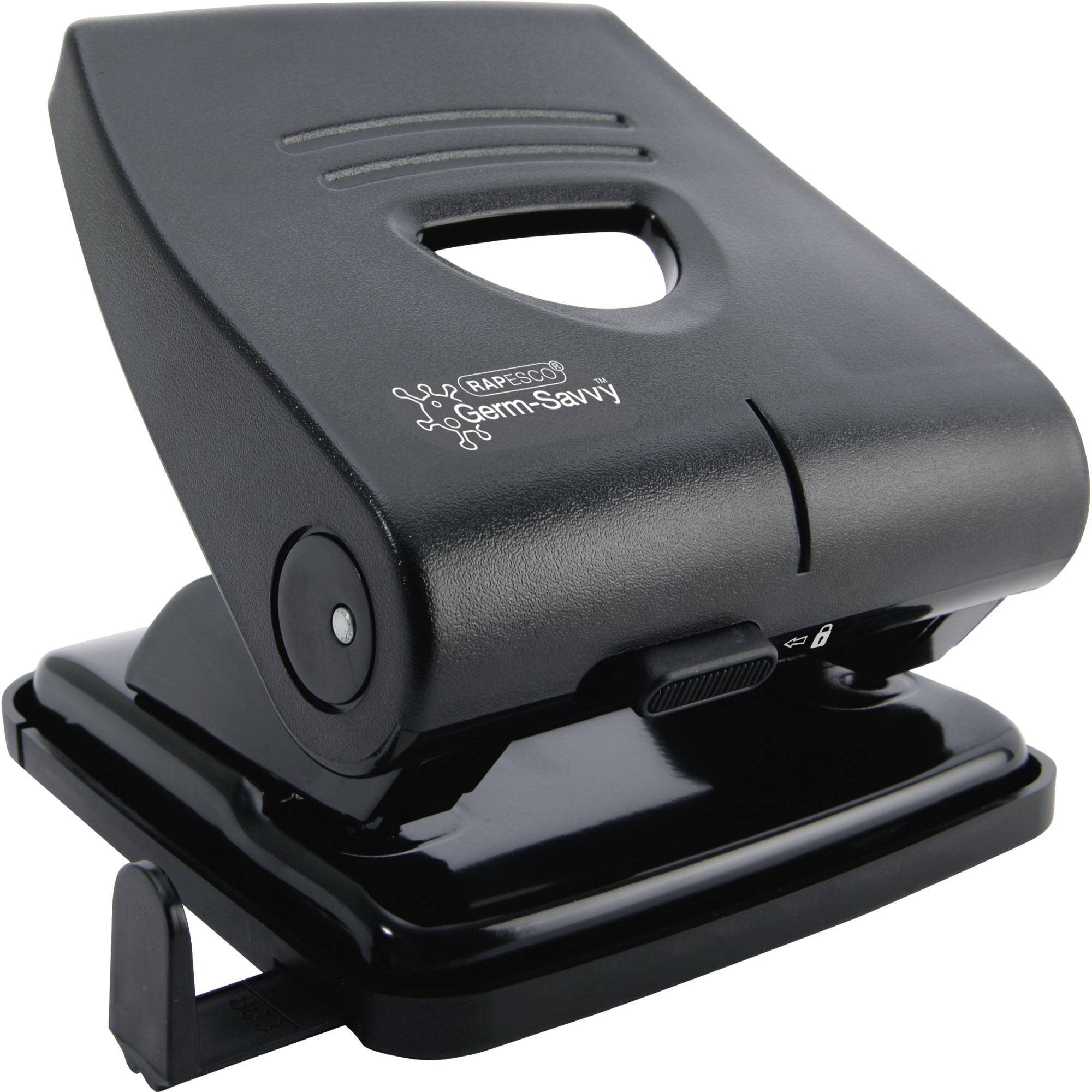 Rapesco 827-P 2, 30 Blätter, Schwarz, Schwarz, Metall, 109 mm, 117 mm-0