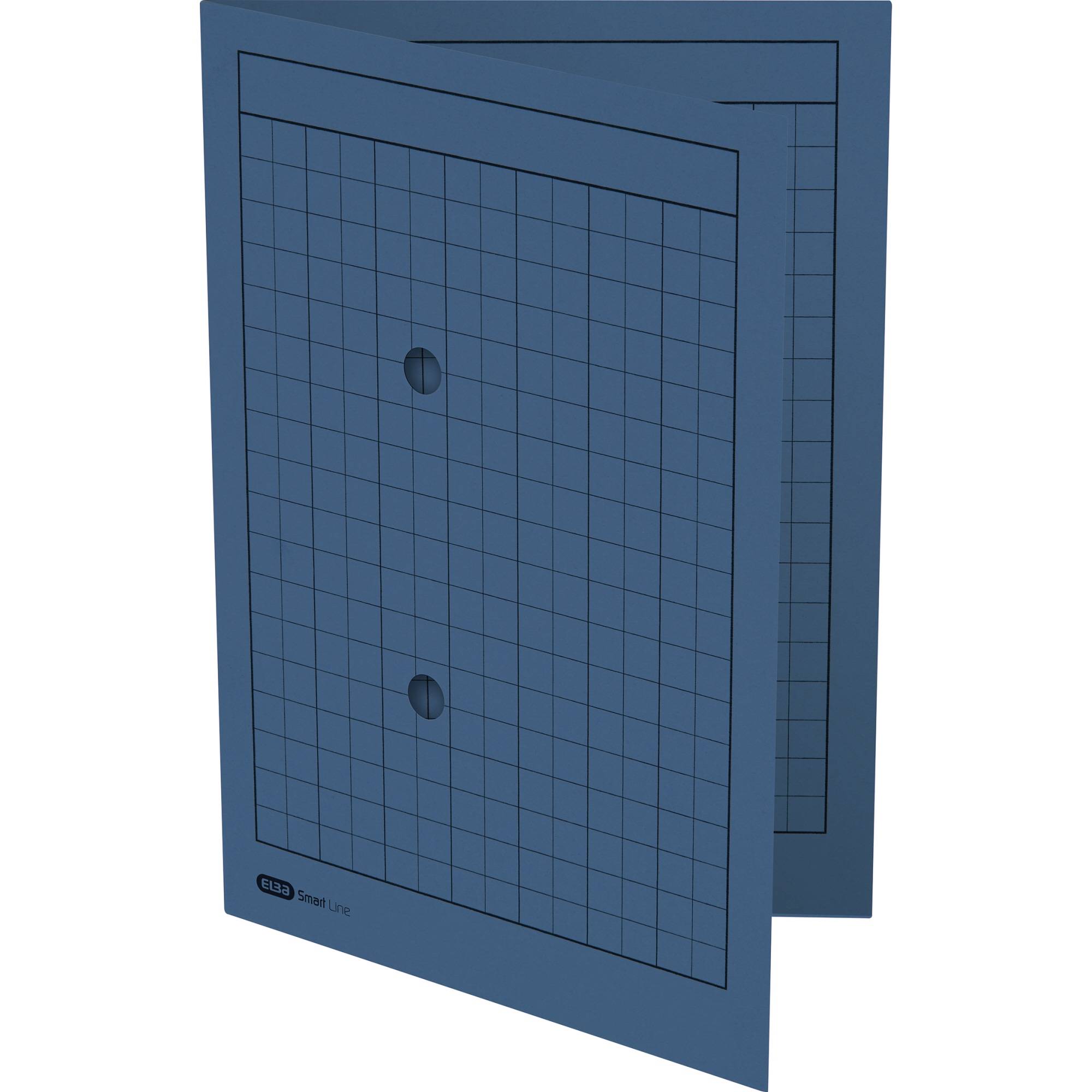 Umlaufmappe DIN A4 250g Manilakarton blau-0
