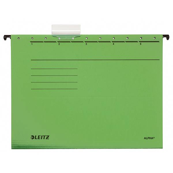 Hängemappe ALPHA A4 oben/seitl. offen gn 25St