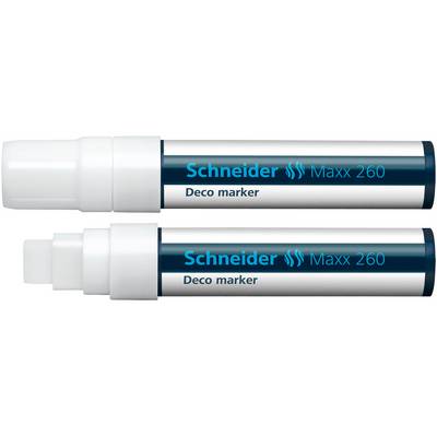 Kreidemarker Maxx 260 Keilspitze 5+15mm weiß-0