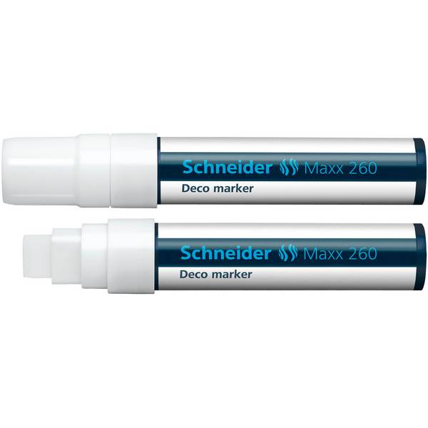 Kreidemarker Maxx 260 Keilspitze 5+15mm weiß