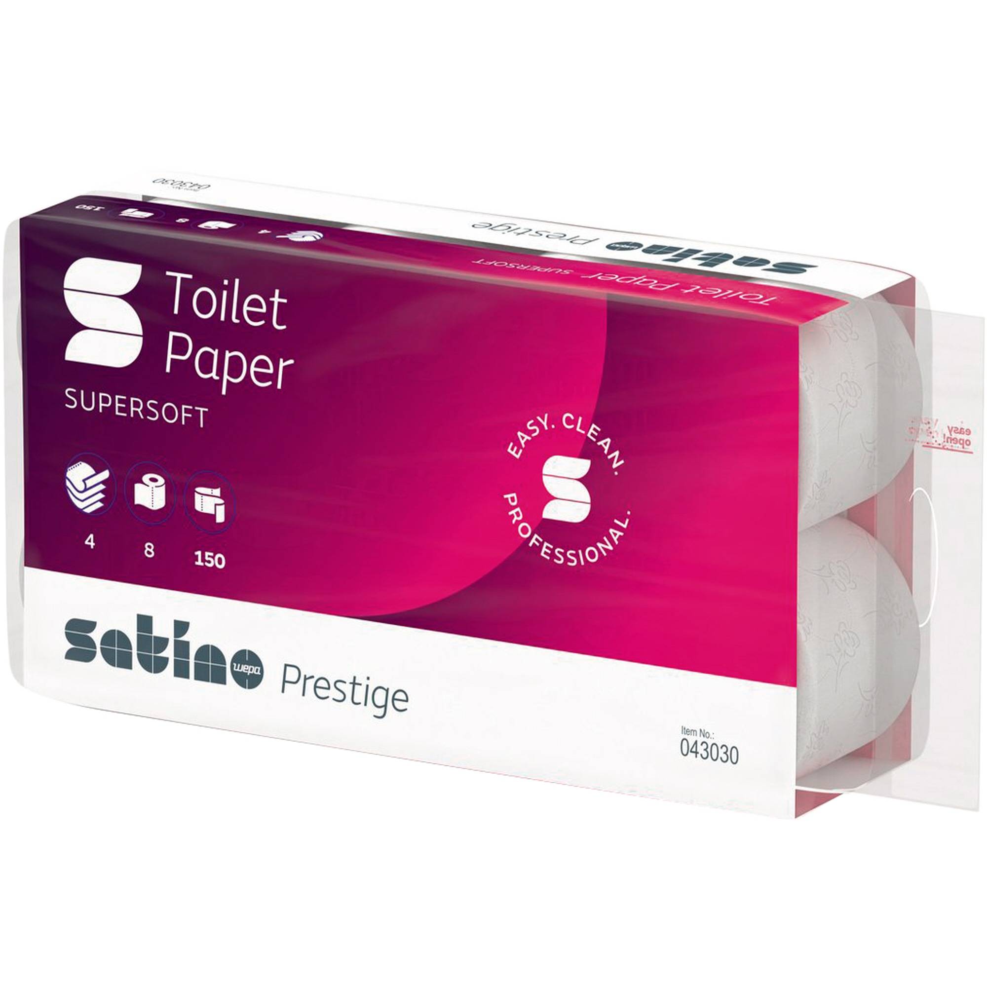 Toilettenpapier Prestige 4lg hw 150Blatt 8 St./Pa-0