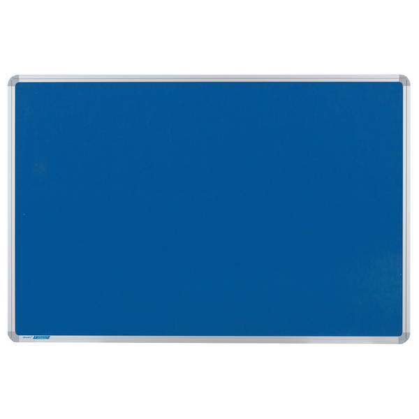 Pinnwand Filz 120x90x2,2cm blau