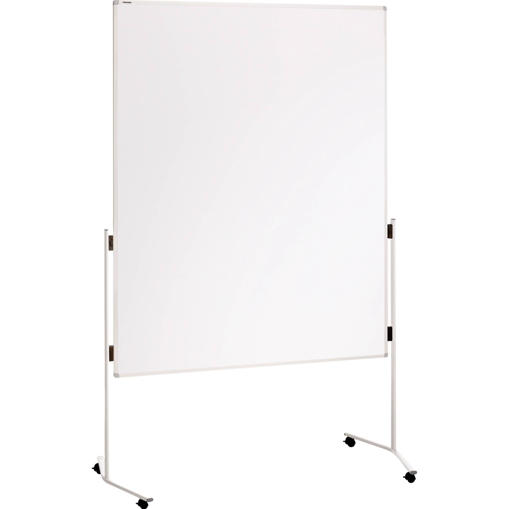 Moderationstafel 150x120cm Rollen weiß-0