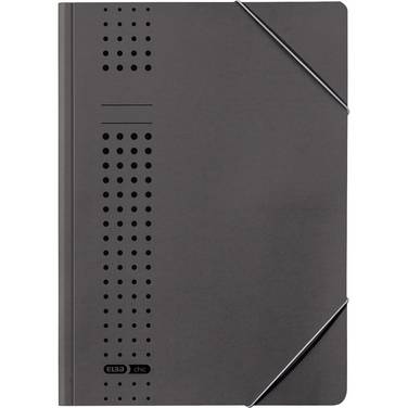Eckspanner chic DIN A4 150Bl. Karton anthrazit