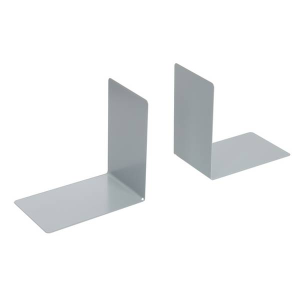 Buchstütze 90x140x140mm grau 2 St.