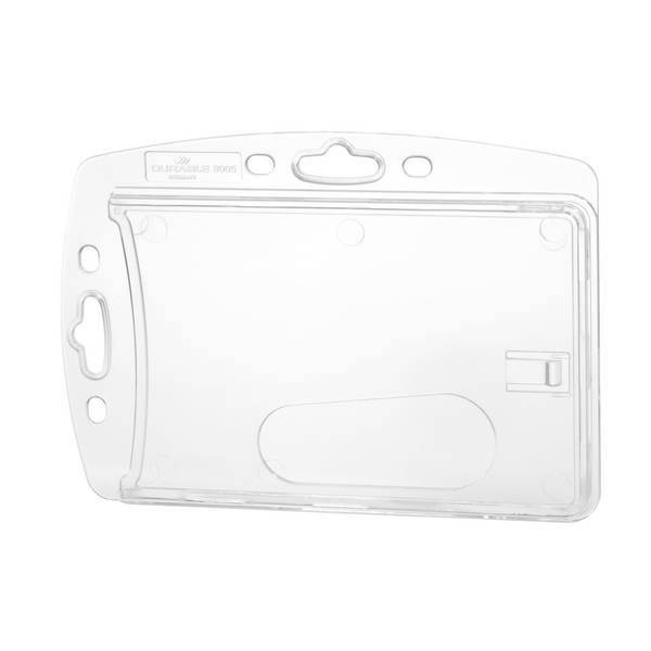 Namensschild Doppelbox transparent 10St.