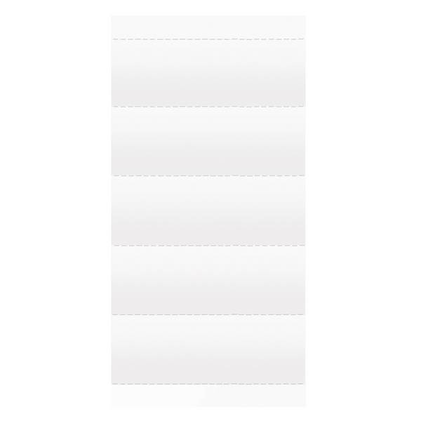 Beschriftungsschild 60x20mm Papier weiß 100 St./Pack. - Artikel: 122072401