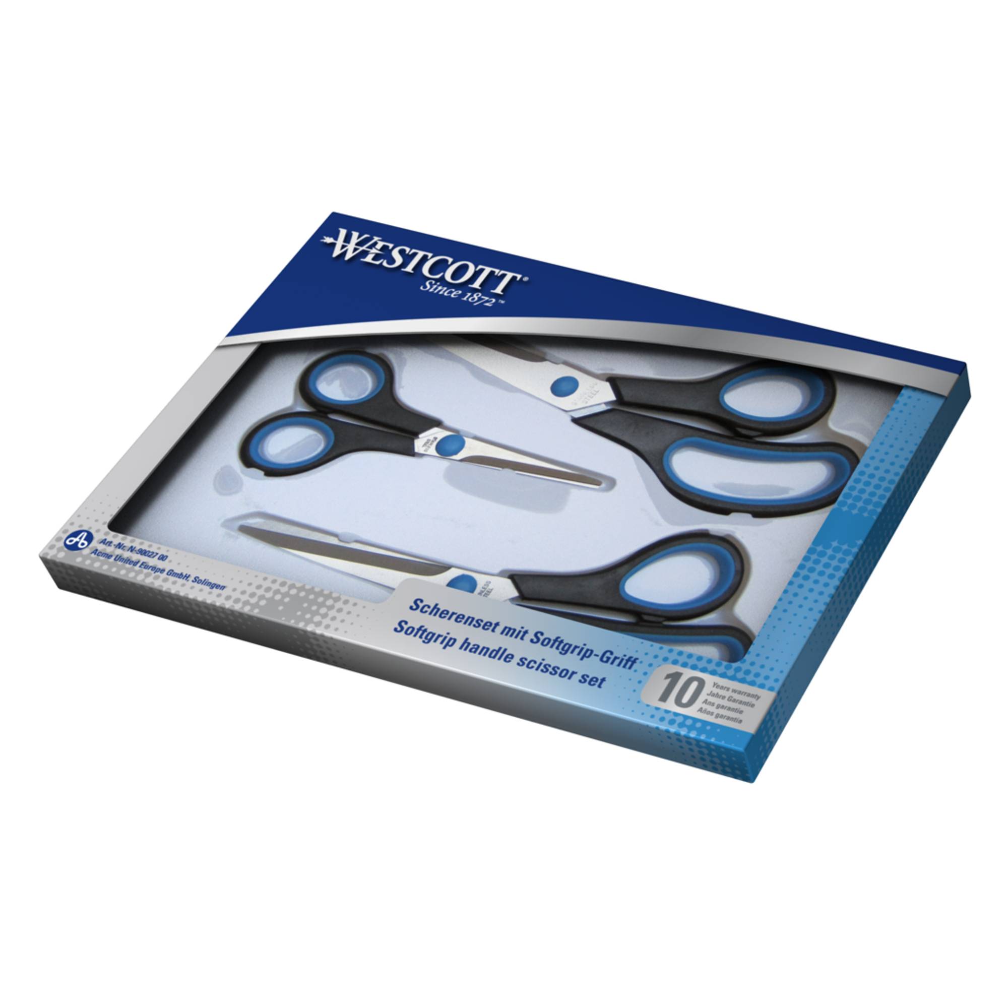 Schere EASY GRIP SET 13cm/21cm/25cm 3St - Artikel: 172223500-0