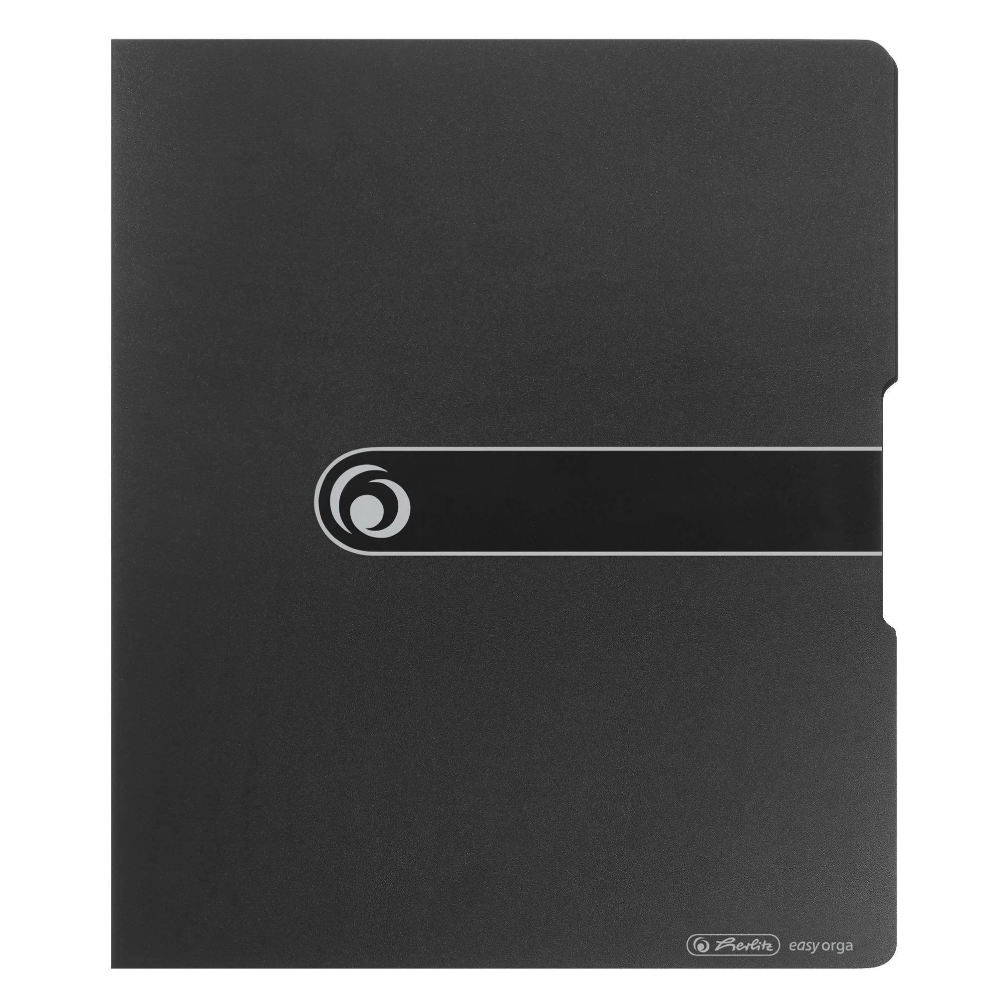 Ringbuch DIN A4 2Ringe 16mm opak schwarz-0