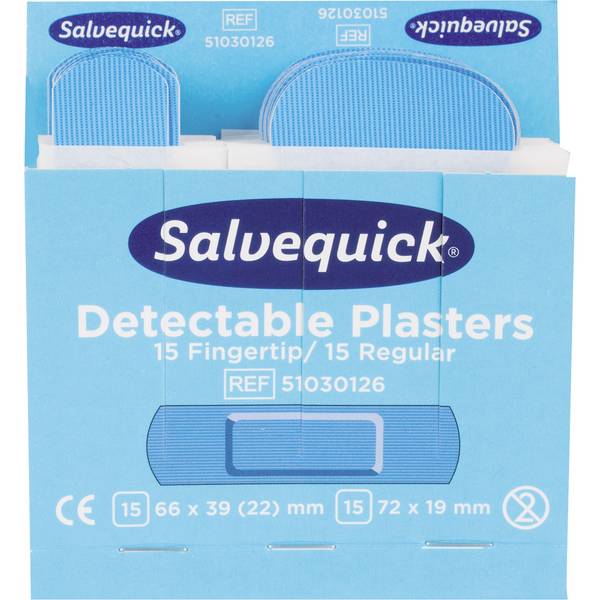 Pflaster Fingerkuppe 1009736 detektierbar 2x15 Stück