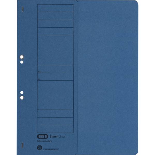 Ösenhefter DIN A4 Vorderd. halb Amtsheftung blau