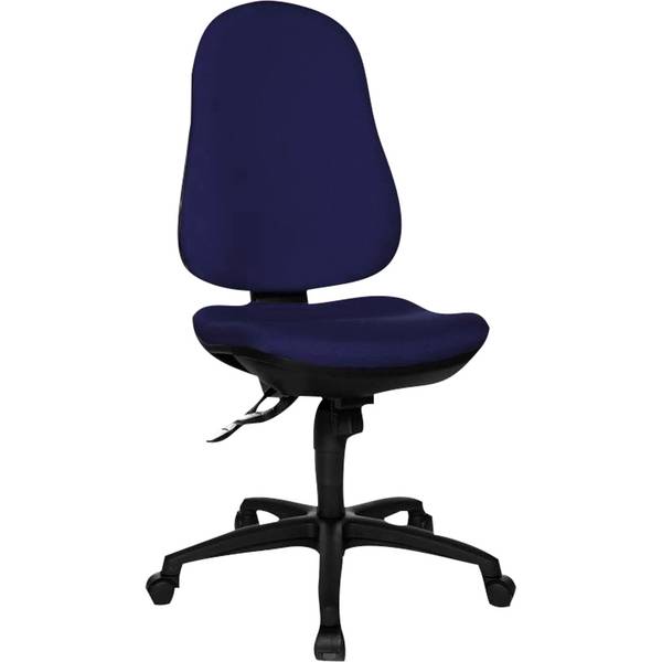 Bürodrehstuhl Support SY ohne Armlehnen dunkelblau
