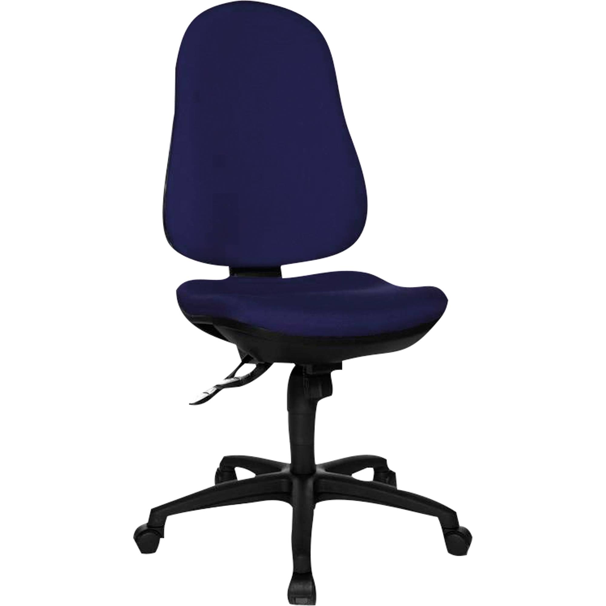 Bürodrehstuhl Support SY ohne Armlehnen dunkelblau-0