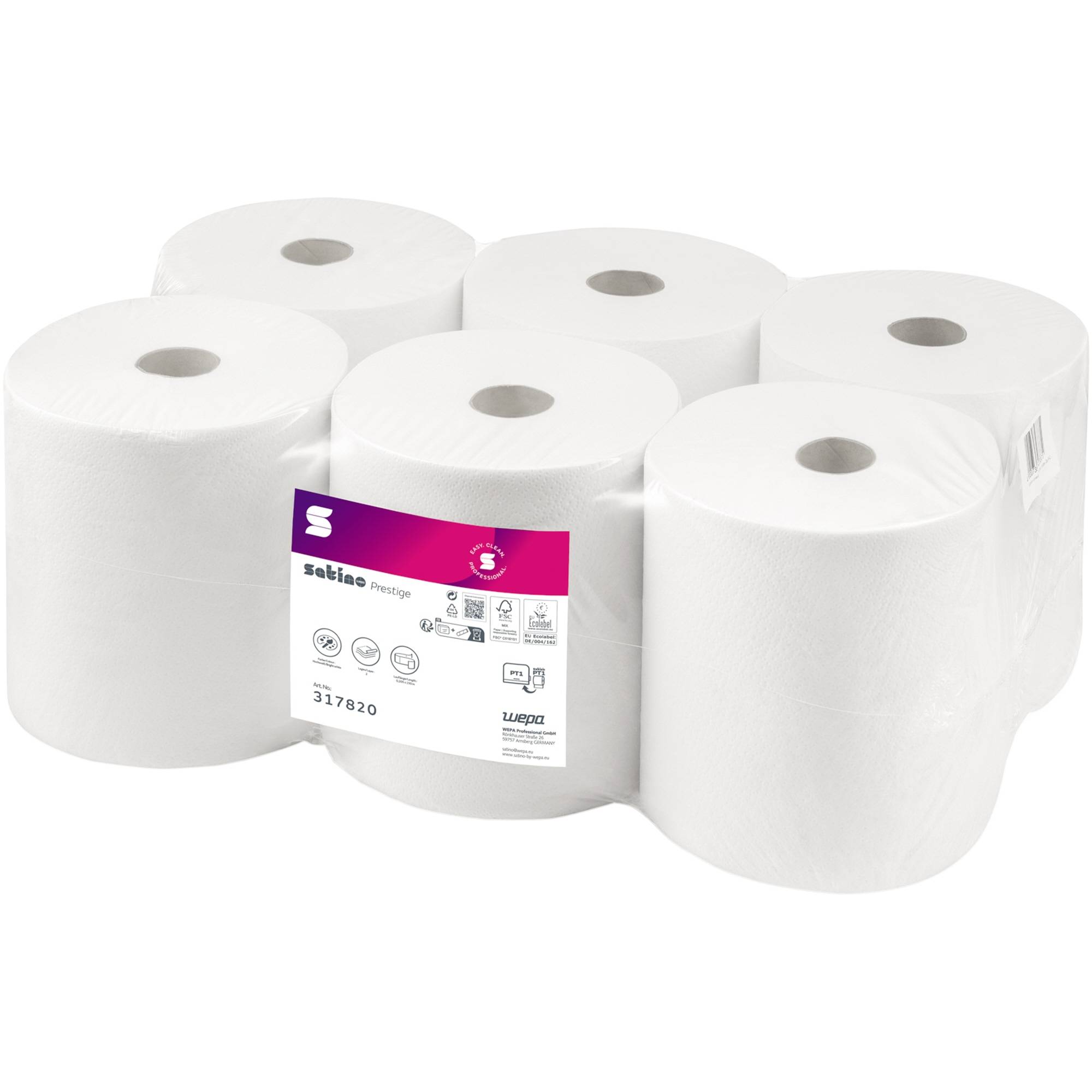 Handtuchrolle 150m 2lg hw 6 St./Pack-0