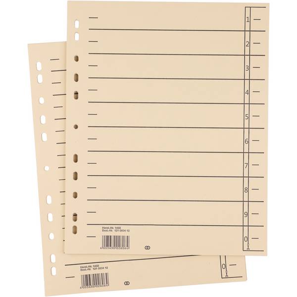 Trennblatt oeco A4 180g Karton ch 100St.