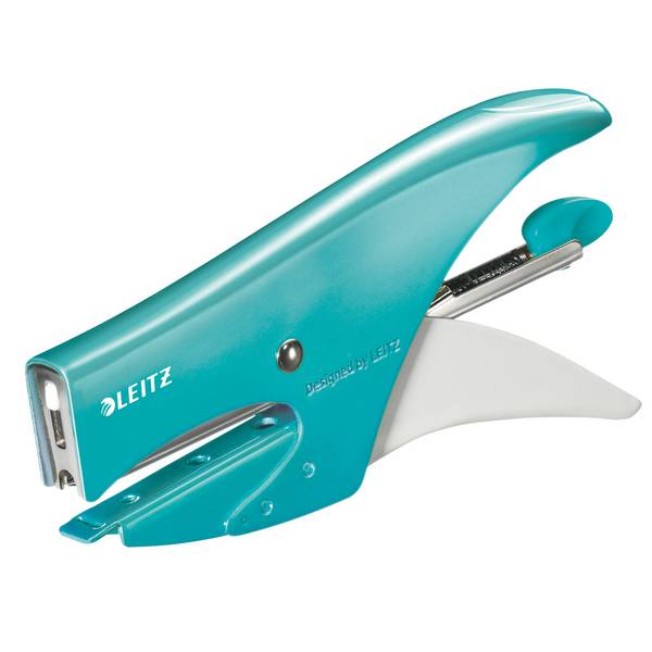 Heftzange WOW max.15Blatt Metall eisblau