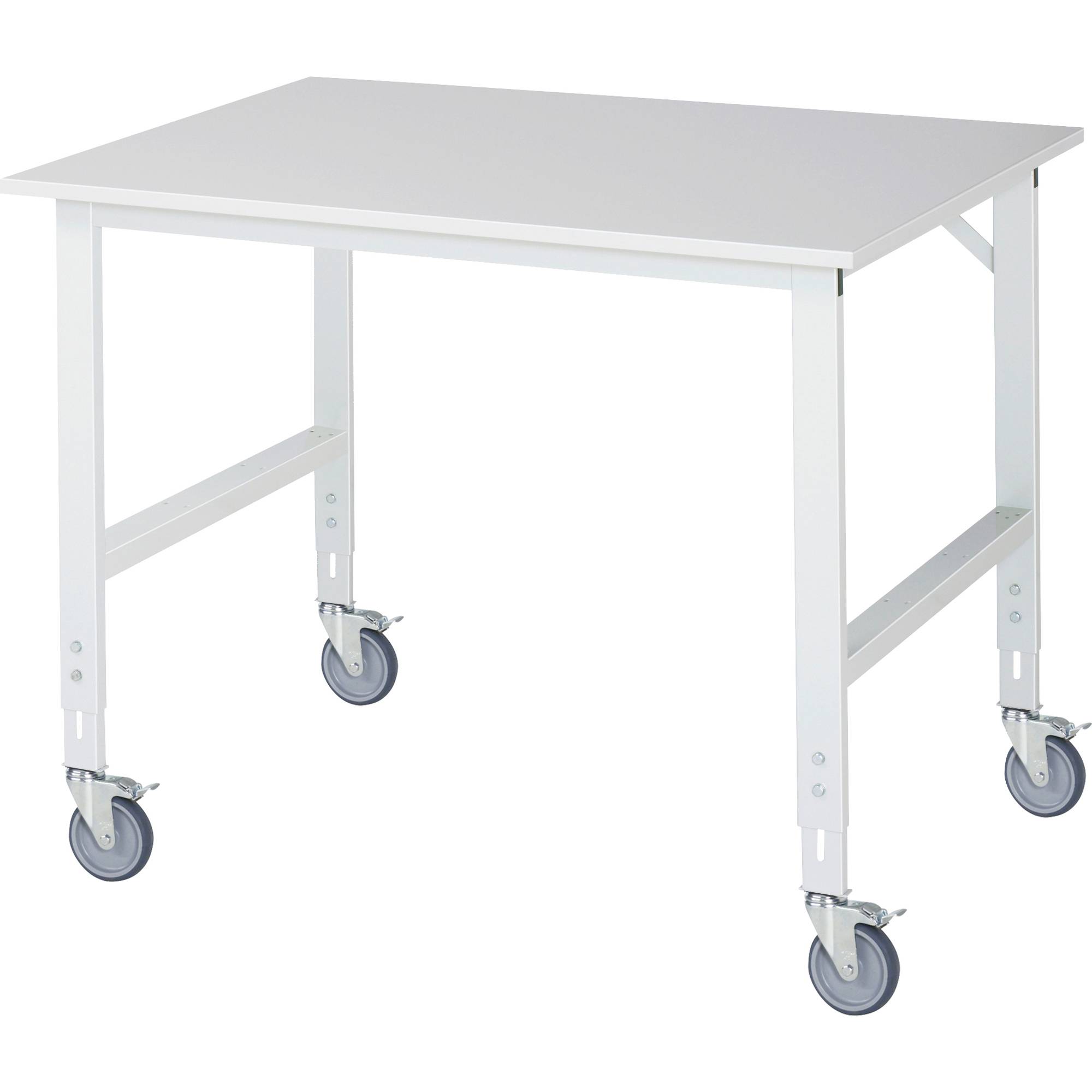Arb.Tisch 1250x1000x910-1230 fahrbar M-Platte 22mm lgr