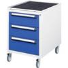 Rollcontainer 480x600x690 3xSchub lgr/ebl