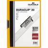 Klemmmappe DURACLIP 30 DIN A4 Hartfolie orange