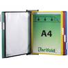 Sichttafelwandhalter DIN A4 magnetisch grau