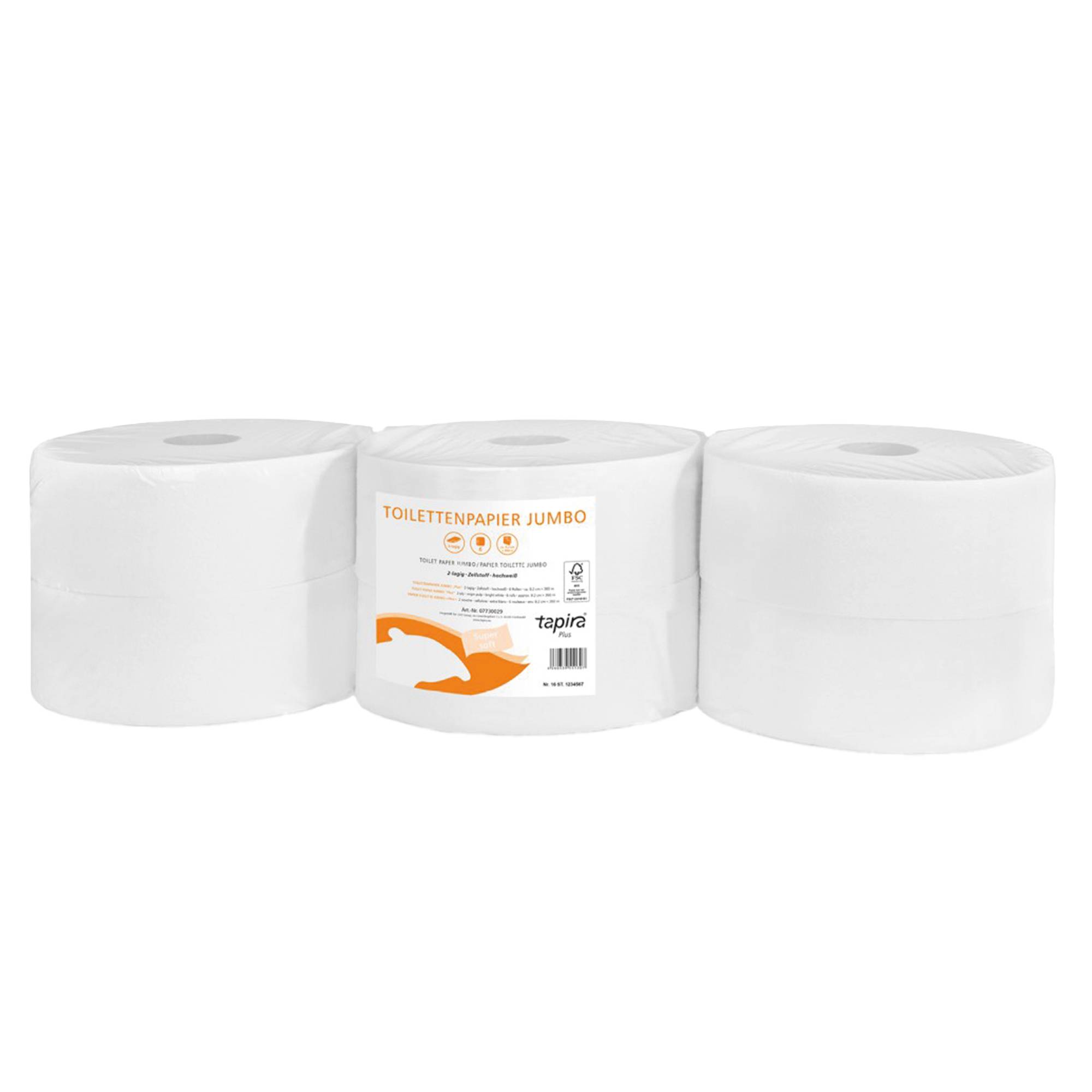 plus Toilettenpapier Jumbo 2-lg 6St-0