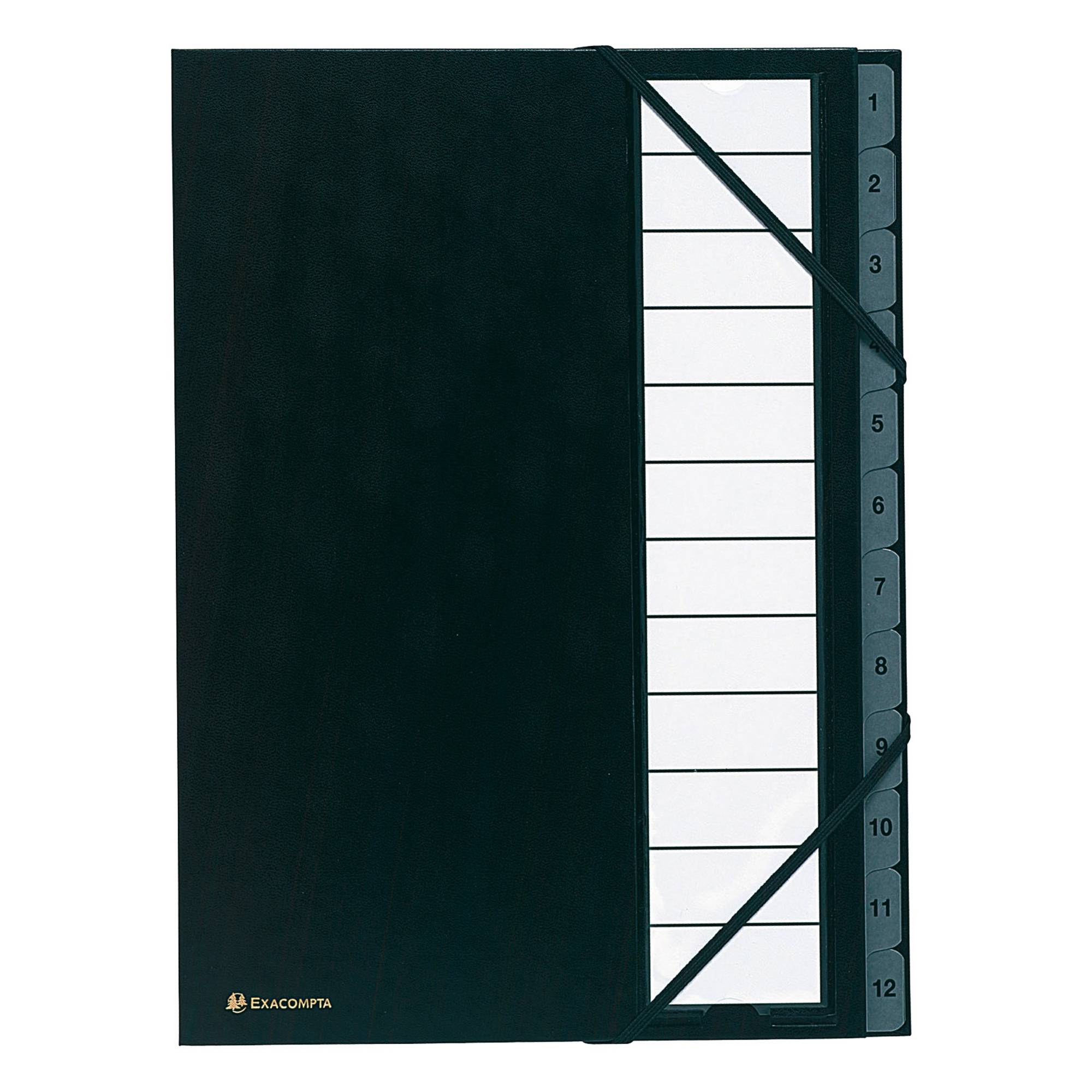 Ordnungsmappe 12xFach A4 Ordonator sw - Artikel: 127197790-0