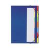 Ordnungsmappe Deskorganizer DIN A4 7Fächer blau