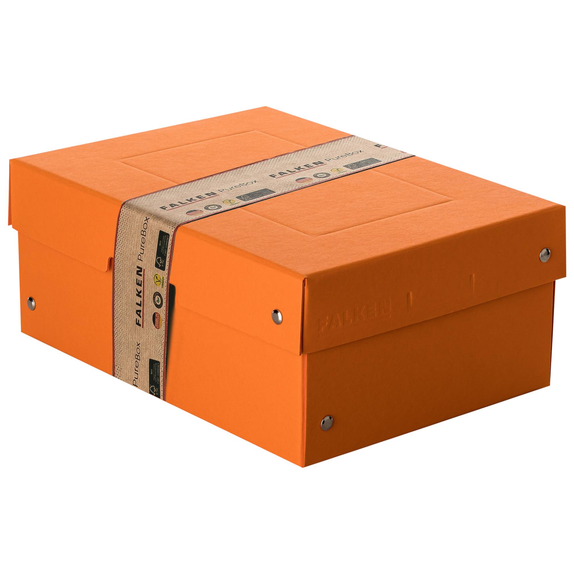 Aufbewahrungsbox PURE Box Pastell A5 100mm orange-0
