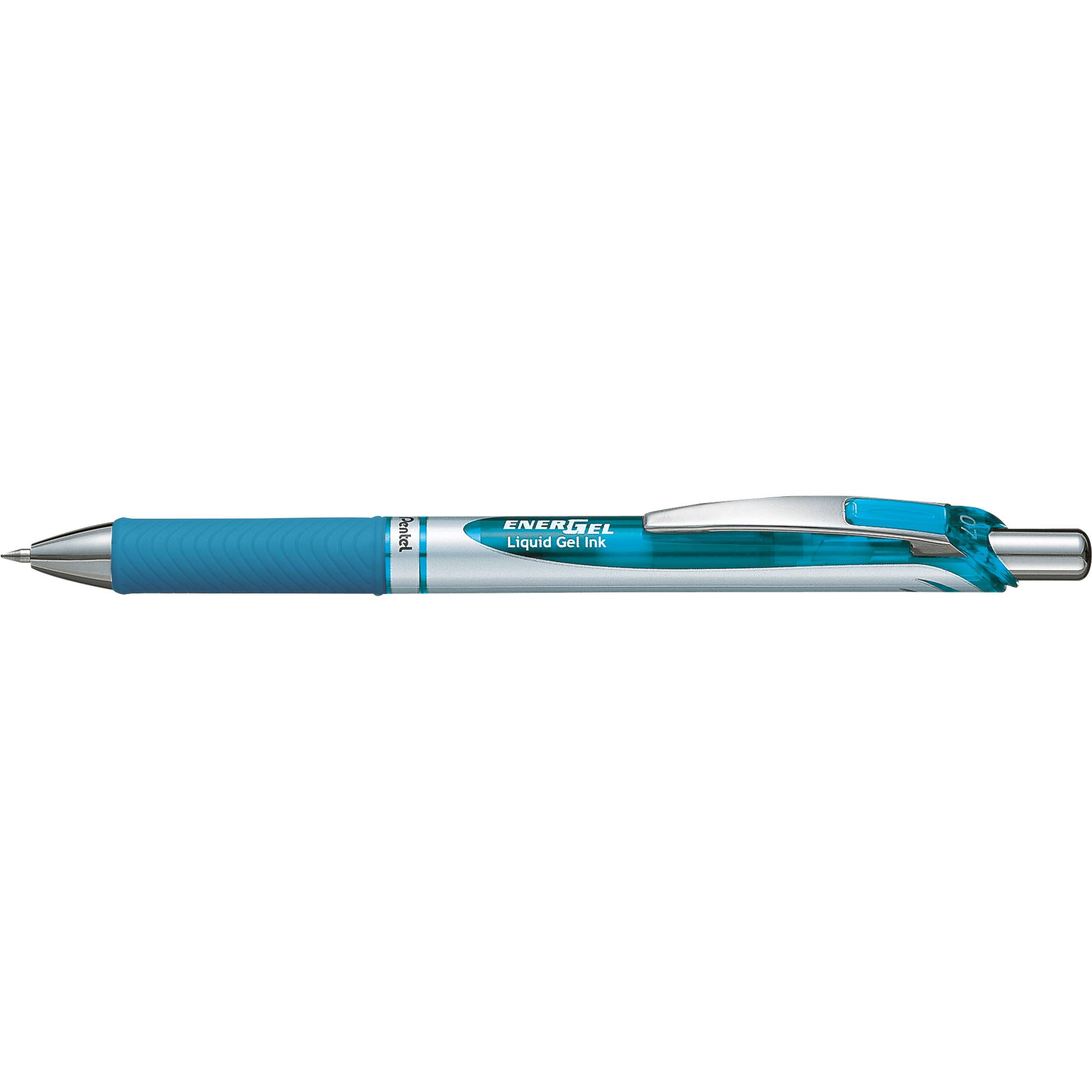Gelroller EnerGel 0,35mm Druckmechanik hellblau-0