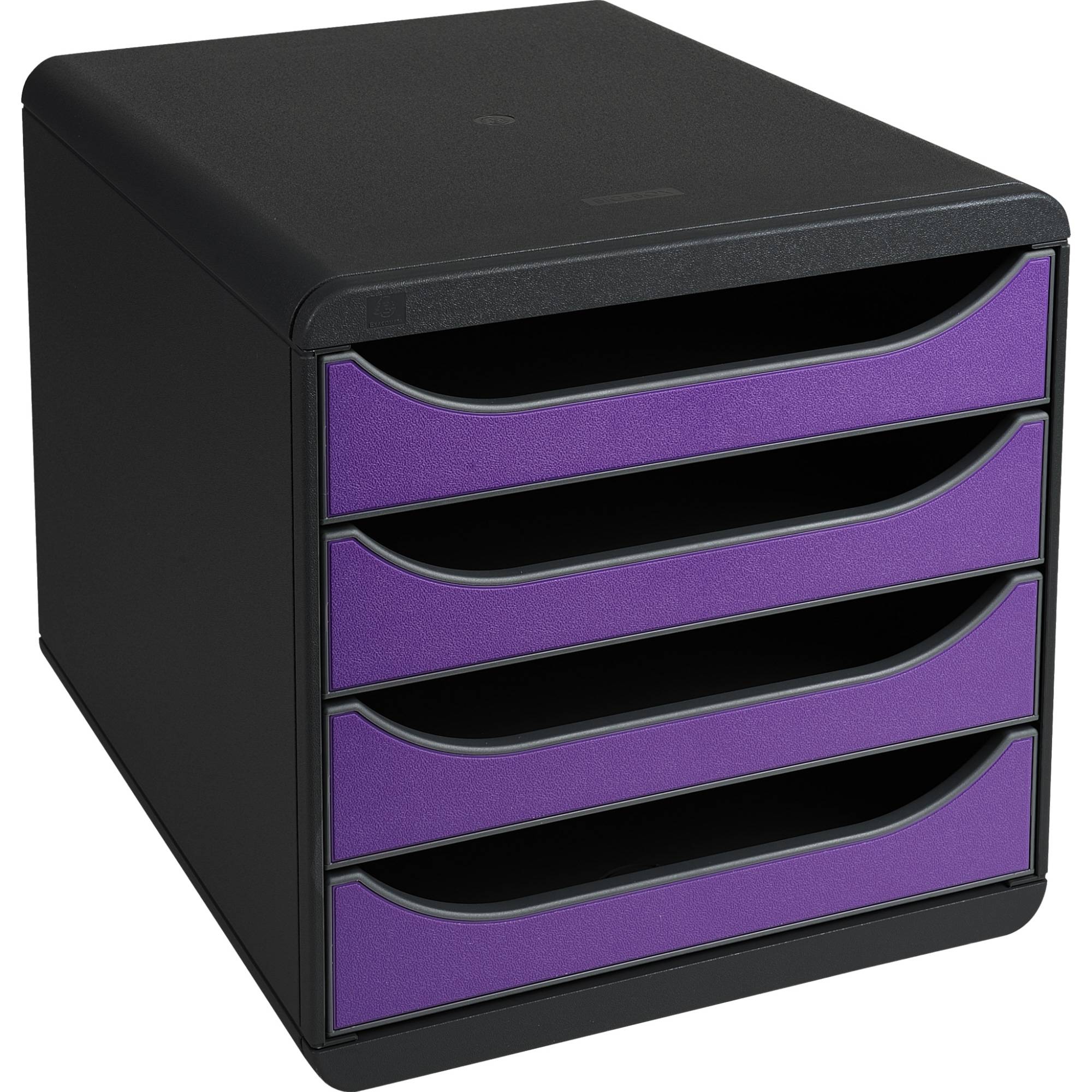 Schubladenbox BIG-BOX Iderama 4Sch. violett