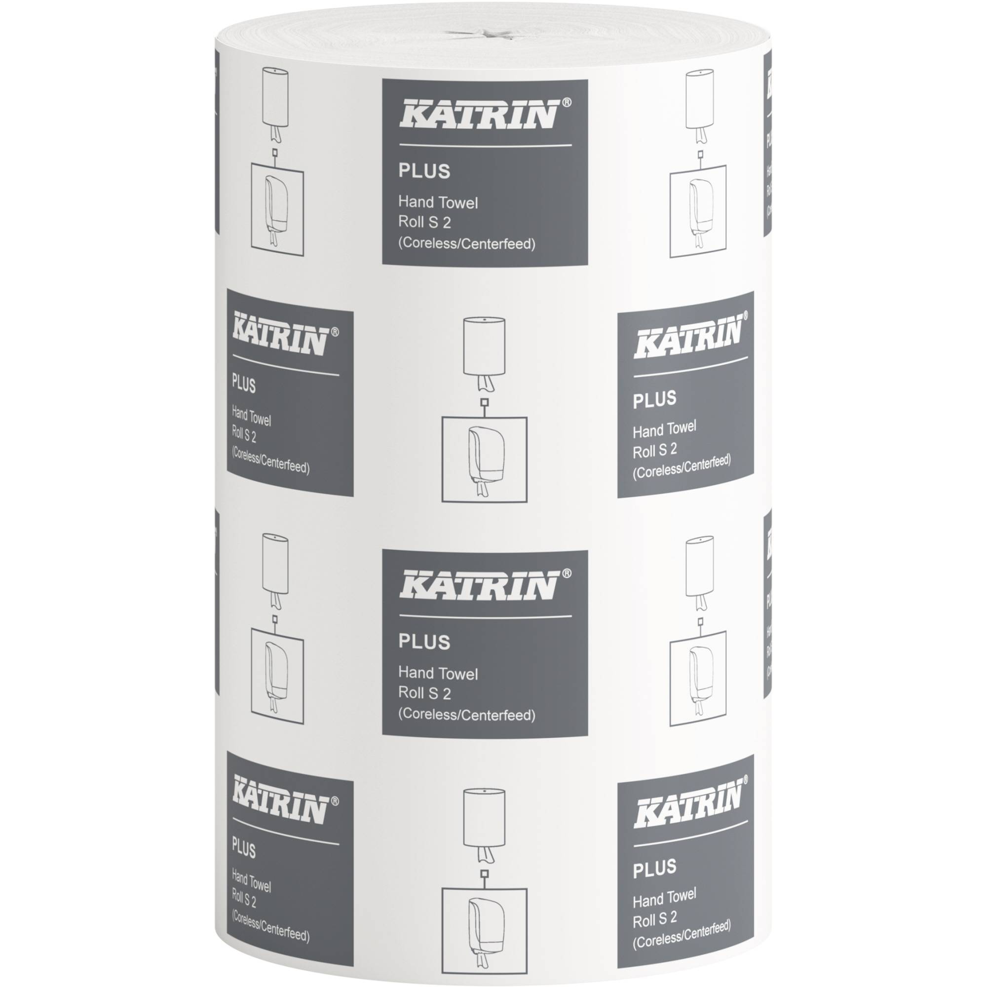 Handtuchrolle 2-lagig 205mmx60m ws 12 Rl./Pack.-0