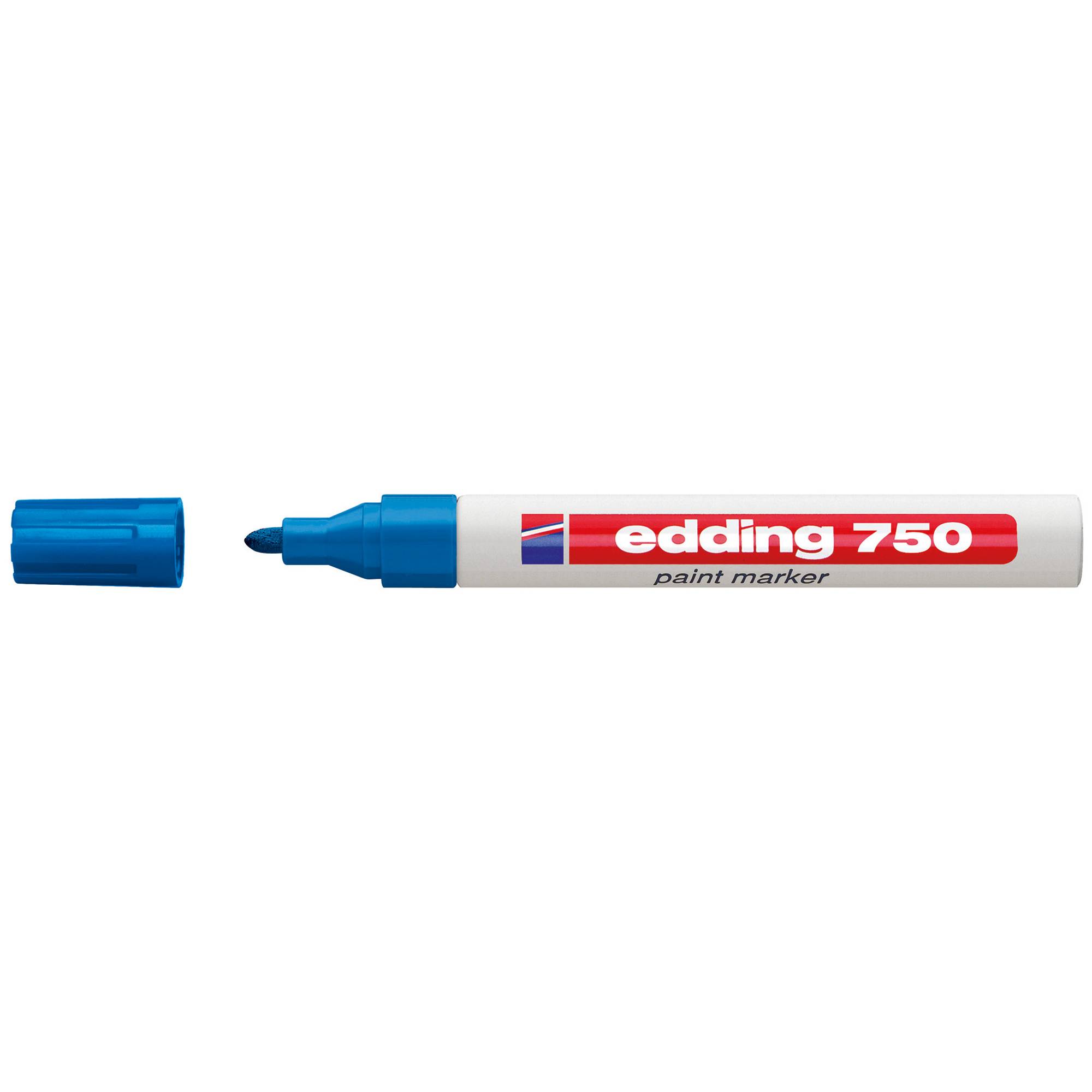 Lackmarker 750 2-4mm Rundspitze permanent h.blau-0