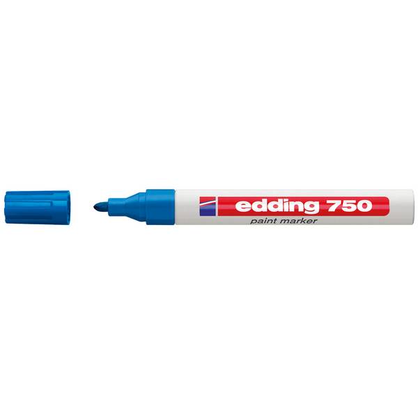 Lackmarker 750 2-4mm Rundspitze permanent h.blau