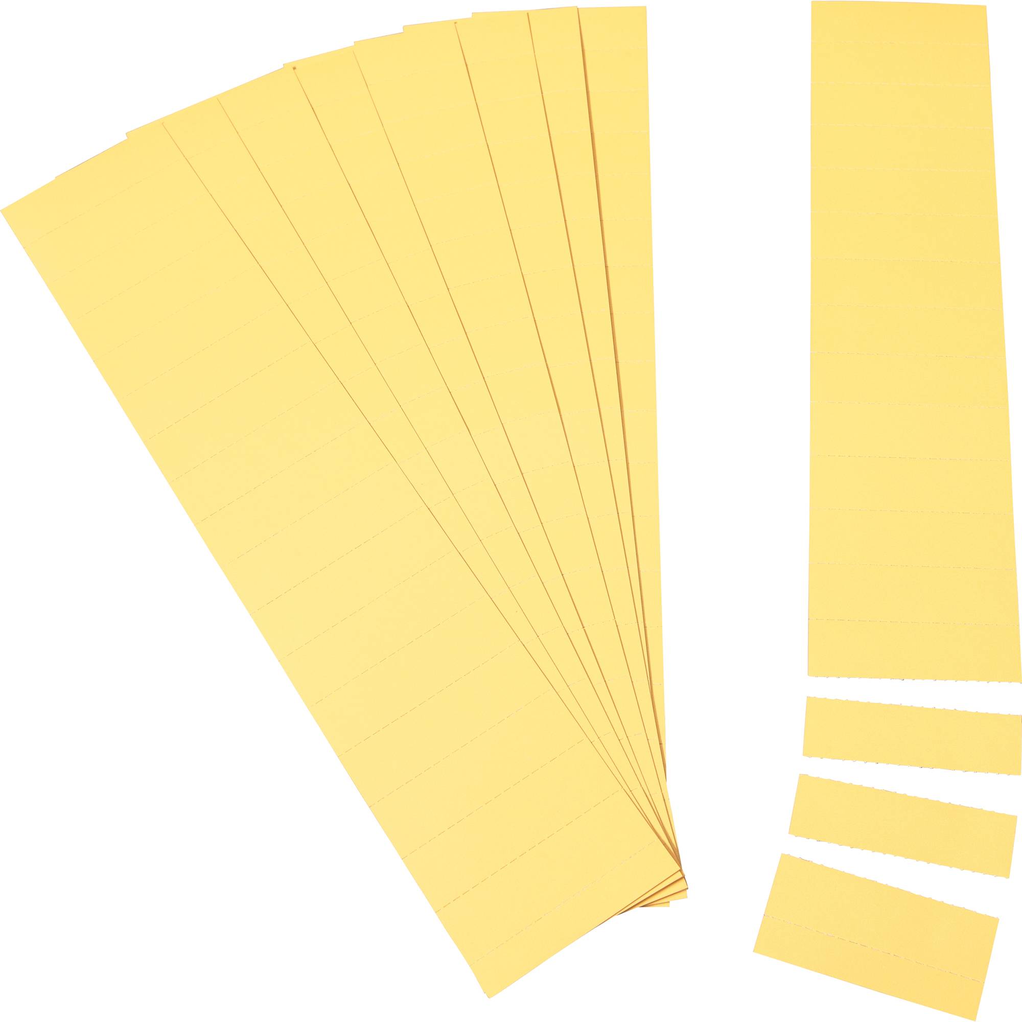 Einsteckkarte 70x17mm gelb 170 St./Pack.-0