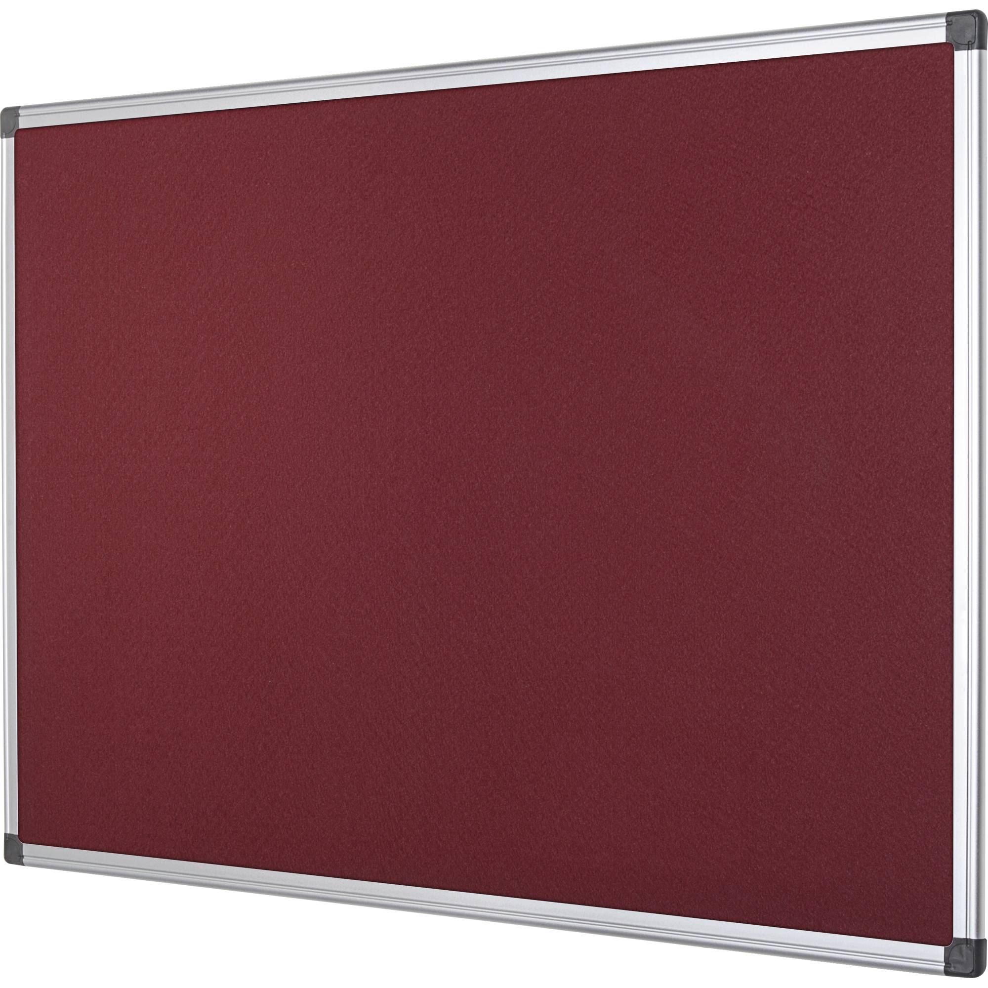 Pinnwand feuerhemmend 180x120cm burgunder