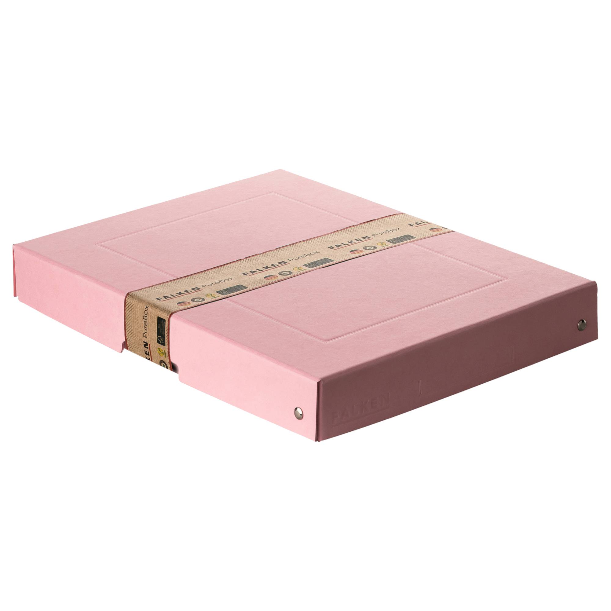 Aufbewahrungsbox PURE Box Pastell A4 40mm pink-0