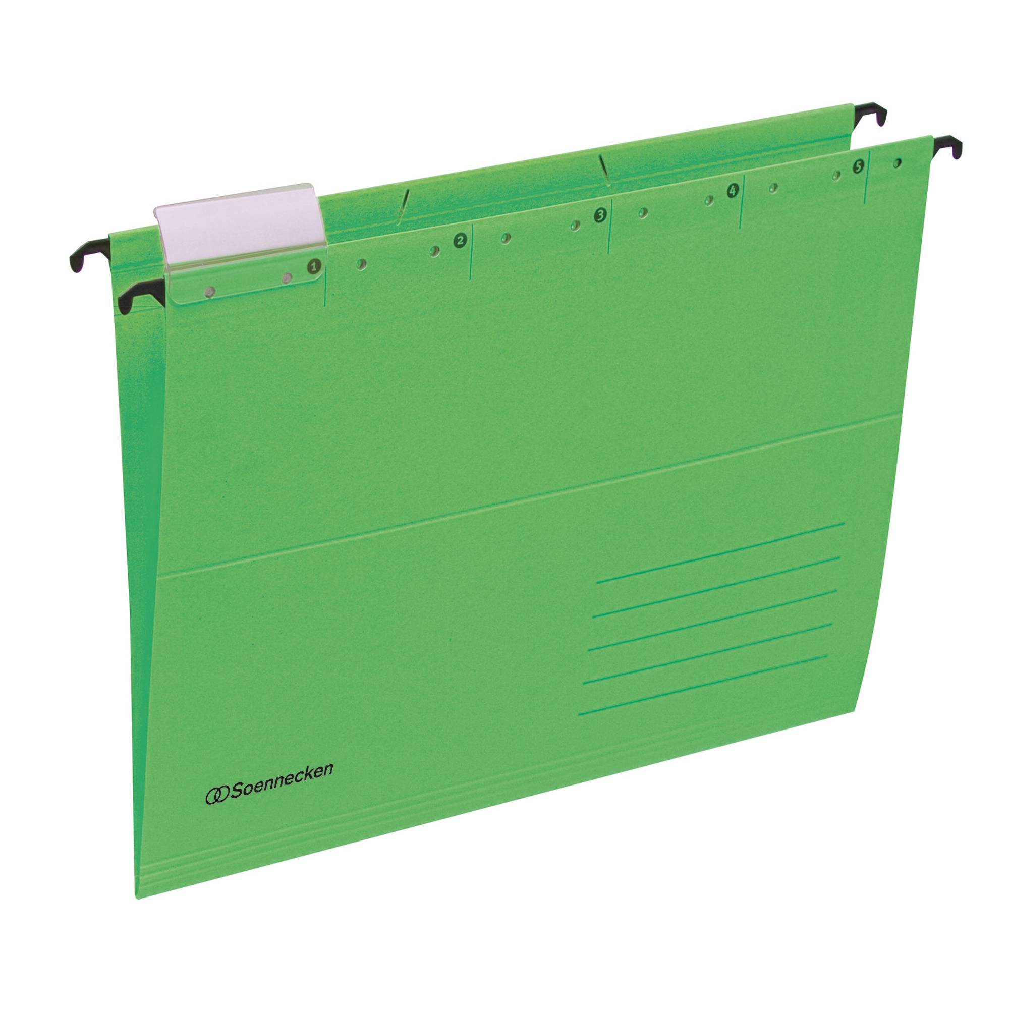 Hängemappe DIN A4 220g RC Karton gn 25 St./Pack.-0