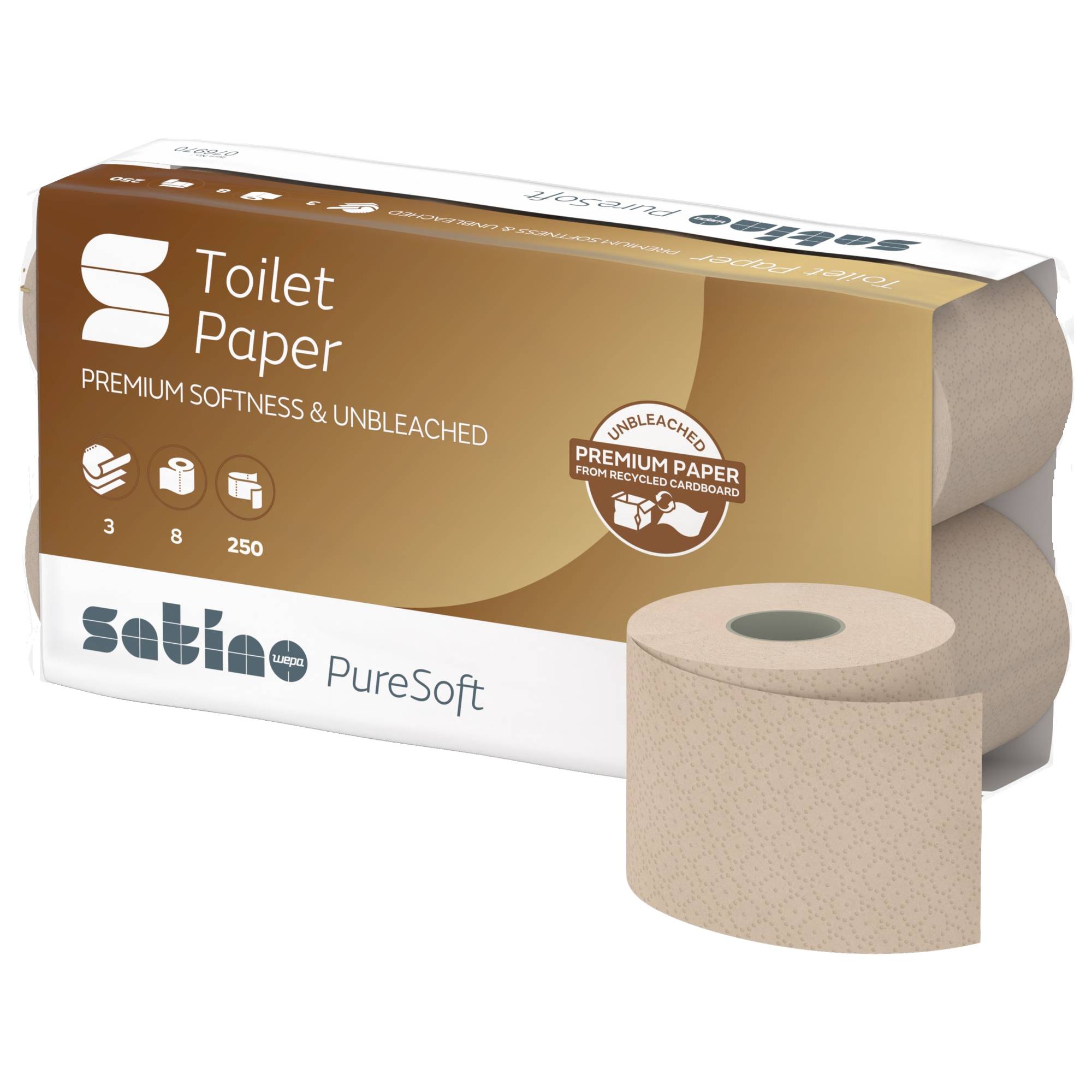 Toilettenpapier PureSoft 8 St./Pack.-0