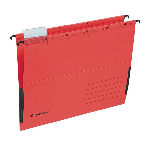 Hängetasche DIN A4 220g RC Karton rt 25 St./Pack.