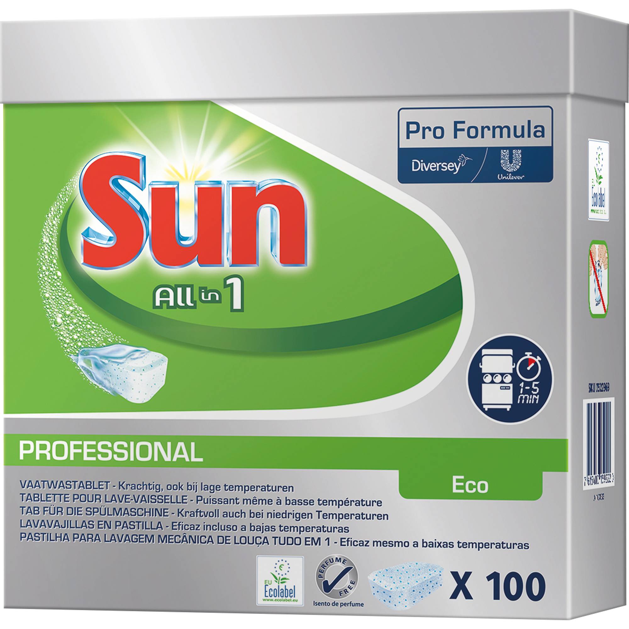 Spülmaschinentabs All-in-1 ECO 100 St./Pack.