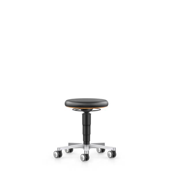 Hocker Labor Rollen sw/or