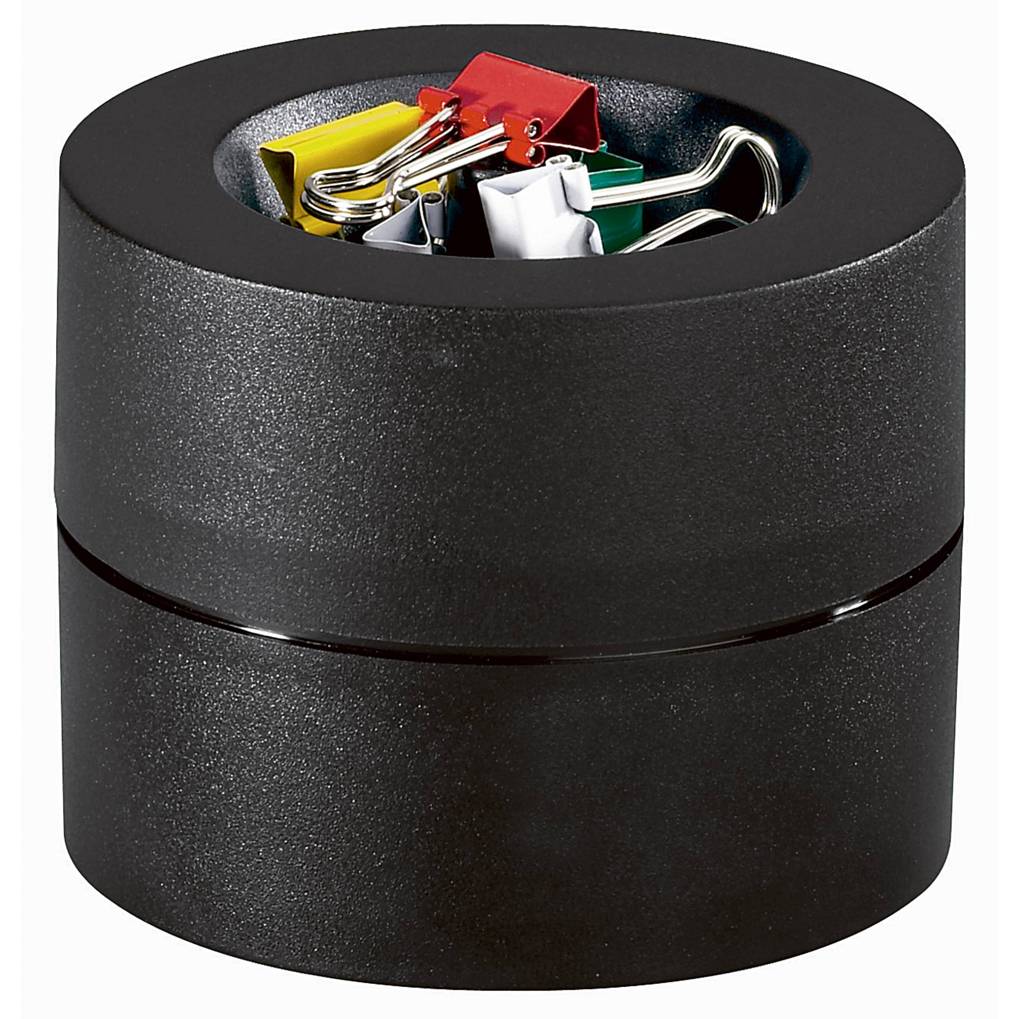 Klammernspender 7,3x6cm rund sw +Klammern - Artikel: 170003890-0