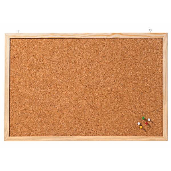 Korktafel 60x80cm Naturrahmen