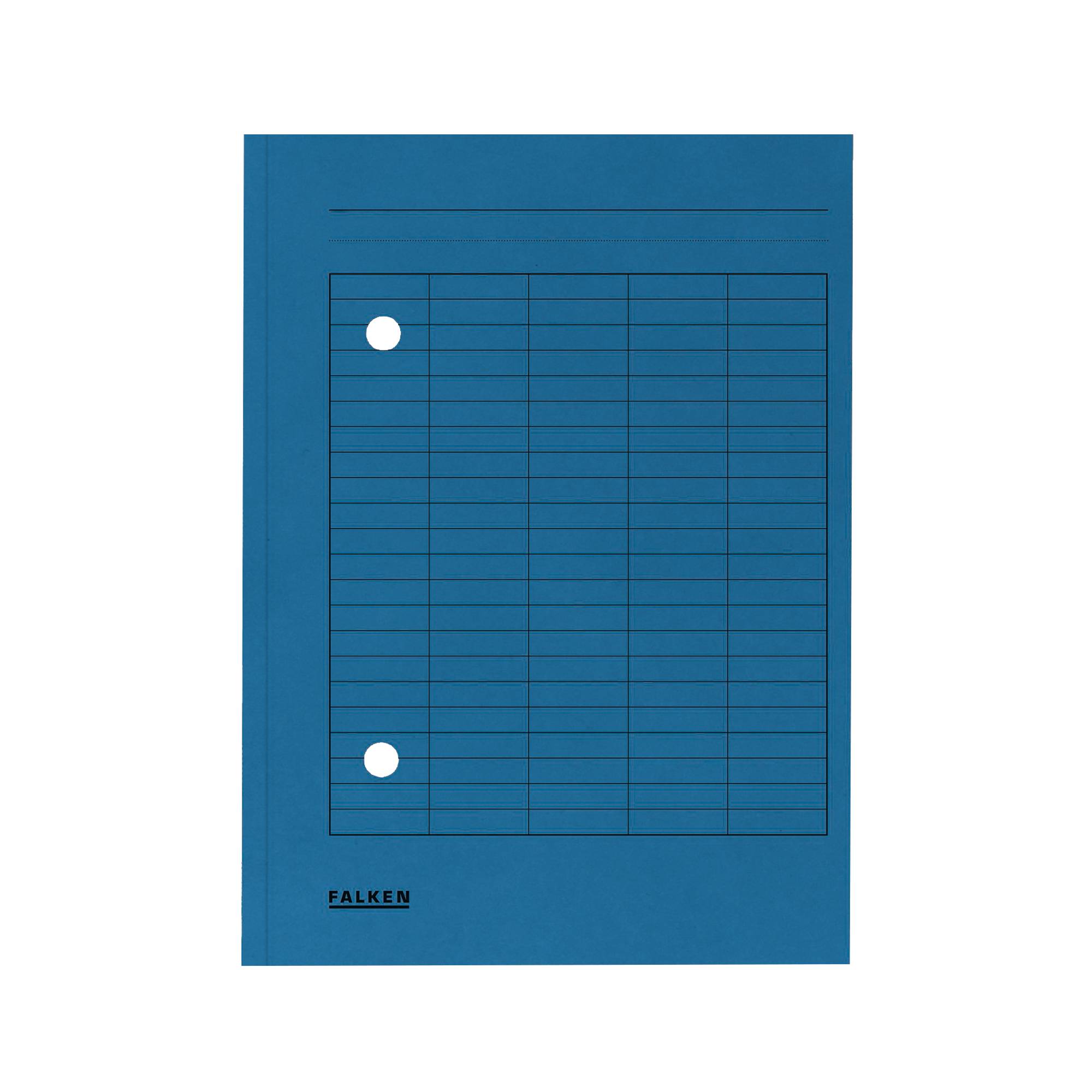 Umlaufmappe A4 2 Sichtlöcher bl 100 St./Pack.